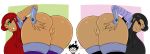 2_girls ass blackfire dc dc_comics nipples pussy robin saltyxodium starfire tagme teen_titans