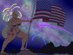  1girl 4:3 4th_of_july abs absurd_res american_flag american_flag_bikini anthro anthrofied applejack areola b00mt00b big_breasts breasts cleavage clothed clothing earth_pony equine erect_nipples fireworks friendship_is_magic furry high_res horse mammal my_little_pony nipples panties pony skimpy smile stars_and_stripes underwear united_states_of_america 