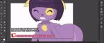 animacomics animated bellaria_(rune_adventurer) big_ass furry gif purple_fur rune_adventure wide_hips