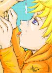 blonde_hair cum_on_face fellatio frostyshark kenny_mccormick south_park yaoi