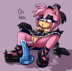 amy_rose emo_amy_rose furry goth nipples phantomchips sega sonic_the_hedgehog_(series) tagme