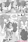  closed_eyes comic eyelashes fellatio furry_bomb gloves heart mitsuharu_takura monochrome multiple_tails oral penis princess_sally sally_acorn sega sonic_(series) sonic_the_hedgehog speech_bubble tail talking text translated 