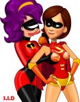  crossover disney elastigirl futurama pixar s.i.d the_incredibles turanga_leela white_background 