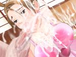  ace_attorney big_breasts bukkake censored_penis fellatio pearl_fey phoenix_drive 