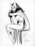 scarlet witch from avengers by john byrne