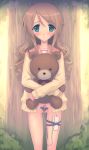 blush brown_hair byakudan_kagome egg_vibrator kagome_byakudan oshibaru public_vibrator quadrastate school_uniform strawberry_panic strawberry_panic! stuffed_animal stuffed_toy vibrator