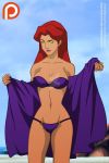 1girl bikini cartoongirls_(artist) dc dc_comics koriand'r solo starfire tagme teen_titans