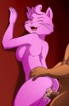 big_breasts big_penis bojack_horseman breasts catgirl creampie feline_humanoid green_eyes nipples nude_female pink_fur princess_carolyn pussy vaginal