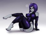 ass big_ass big_breasts breasts darknud dc dc_comics dcau female leotard looking_at_viewer nipples non-nude raven_(dc) solo teen_titans