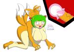 1girl asmartboy cosmo_the_seedrian miles_"tails"_prower nude sega sonic_(series) sonic_x vaginal_penetration