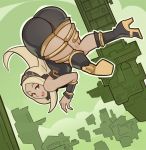  ass big_ass dat_ass female gravity_daze gravity_rush kat_(gravity_rush) kitten_(gravity_daze) looking_at_viewer looking_back solo splashbrush 