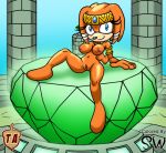 chaos_emerald furry nude_female sega shadowwalk tikal_the_echidna