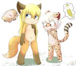  1girl adult anthro cheetah circumcised cut fox furry male 