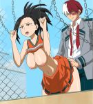 gif my_hero_academia tagme todoroki_shouto yaoyorozu_momo