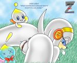 cheese_the_chao derpibooru peeing tagme zeta_r-02 zeta_the_echidna zetar02 zetar02_(artist)