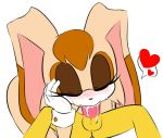  1girl fellatio miles_&quot;tails&quot;_prower oral saliva sega sonic_(series) vanilla_the_rabbit 