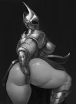  1girl anal anal_fisting armor ass autofisting bottomless bottomless_female dark_souls fellatio fire_witch_(darksouls) fisting fisting_anus fisting_ass greyscale huge_ass huge_breasts monochrome pussy sideboob ssocrates_(artist) 