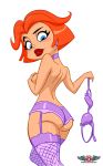  ass bra fishnets jane_jetson panties phillipthe2 sideboob the_jetsons thighs topless 