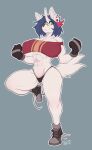  big_ass big_breasts canine fight hybrid muscular_female wyntersun 