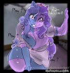 1girl 2018 anthro arnachy breasts cleavage clothed clothing dialogue english_text equine friendship_is_magic furry horse mammal my_little_pony nurse pony screw_loose screw_loose_(mlp) screwball screwball_(mlp) split_personality stitched_together stitches text torn_clothing