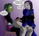 beast_boy dc dc_comics dcau garfield_logan grinding implied_sex lapdance looking_back non-nude rachel_roth raven_(dc) ravenravenraven teen_titans