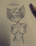  1girl angel big_breasts im_gay original_character slendytubbies solo_female 