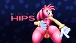 1girl 2017 5_fingers amy_rose animal_ears anthro anthrofied anus ass big_ass big_butt black_nose bottomless bracelet bracelets butt clothed clothing dat_ass dress eyelashes female female_only fur gloves green_eyes hair hairband hedgehog hotred humanoid_hands is is_(artist) looking_at_viewer looking_back mammal no_panties no_underwear nude pink_fur pink_hair pussy red_dress sega sonic_(series) sonic_team tail thick_ass thick_thighs upskirt vagina video_games white_gloves wide_hips