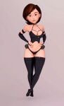 ass bra breasts gif gloves helen_parr the_incredibles thigh_high_boots thighs thong