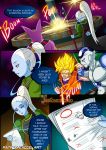  1girl comic dragon_ball_super dragon_ball_super_:_special_training son_goku vados 