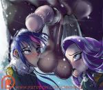 1boy 2_girls 2girls blush clothed erection female_human/male_feral friendship_is_magic horse horsecock humanized licking_balls licking_testicles male_horse my_little_pony outdoor penis starlight_glimmer starlight_glimmer_(mlp) testicles twilight_sparkle twilight_sparkle_(mlp) winter