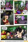  3_girls comic dragon_ball dragon_ball_super dragon_ball_super_:_the_battle_of_kefia_vs_goku dragon_ball_z multiple_girls 