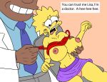 big_breasts breast_squeeze doctor imminent_rape julius_hibbert lisa_simpson nipples sbb the_simpsons you_gonna_get_raped