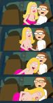  american_dad big_breasts car exposed_breasts fellatio francine_smith handjob mother_&amp;_son steve_smith 