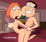 badbrains breasts erect_nipples family_guy glenn_quagmire lois_griffin nipples sex