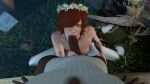  1boy 1girl 3d bbc dark-skinned_male fellatio flower_crown green_eyes interracial leeterr pov pov_eye_contact red_hair redhead sound source_filmmaker webm 