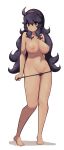 1girl 1girl 1girl ahoge al_bhed_eyes barefoot big_breasts black_eyes black_hair black_panties black_underwear breasts creatures_(company) eyebrows_visible_through_hair feet full_body game_freak grin hair_between_eyes hairband hex_maniac_(pokemon) high_resolution lamb-oic029 long_hair looking_at_viewer messy_hair navel nintendo nipples panties panty_pull pokemon pokemon_(game) pokemon_character pokemon_trainer pokemon_x_&_y pubic_hair simple_background smile topless underwear underwear_only white_background