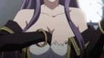 anime big_breasts breasts cleavage gif goblin_slayer! hand_between_breasts witch_(goblin_slayer!)