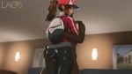 1boy 1girl 3d ass backpack bbc cfnm clothed_female_nude_male dark-skinned_male hugging intercrural interracial laosduude pokemon pokemon_go pokemon_go_(trainer) source_filmmaker sumata thigh_sex thighjob webm yoga_pants