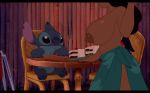 big_breasts dark_skin edit lilo_and_stitch nani_pelekai poivoit topless