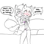 1girl 2019 2_girls 2girls ahegao anon232 anthro babydoll bittersweet_candy_bowl blush breast_grab breasts cat clothing dialogue digital_media_(artwork) domination duo english_text feline female/female female_only fur furry hair hand_on_chest hand_on_face high_res lingerie looking_pleasured lucy_(bcb) mammal nightgown open_mouth penetration pussy sandy_(bcb) sex_toy simple_background smile speech_bubble submissive tail_coil teen text vaginal vaginal_penetration vibrator webcomic white_fur yuri