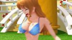 3d animated animated_gif big_breasts bikini bouncing_breasts breasts dancing gif jiggle nami one_piece smile tattoo