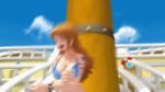 3d animated animated_gif big_breasts bikini bouncing_breasts breasts dancing gif jiggle nami one_piece smile tattoo