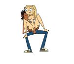  cartoon_network dark-skinned_male interracial mike_(tdi) rachel_td rachel_td_(artist) sammy_(tdi) tooth_gap total_drama_island 