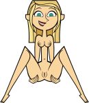  blonde_hair cartoon_network codl_(artist) green_eyes looking_at_viewer m navel pussy samey_(total_drama_pahkitew_island) spread_legs total_drama_island total_drama_pahkitew_island 