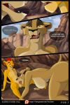  breasts comic cougar disney el-loko fellatio furry kion kissing large_ass large_breasts nude oral pussy saliva_string the_lion_guard the_lion_king zira 