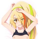 1:1_aspect_ratio 1girl 1girl blonde high_resolution kirishima_noa nikaidou_saki nipples very_high_resolution yellow_eyes zombie_land_saga