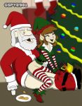 christmas christmas_tree cookie cookies elf female_elf girl_on_top gspy2901 milk reverse_cowgirl_position santa_claus vaginal vaginal_penetration vaginal_sex