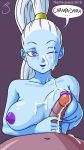 1girl angel_(dragon_ball) champa cum cumshot dragon_ball dragon_ball_super feline thethickness vados