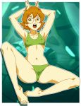 arms_up glasses katie_holt legs_apart nipple_bulge pidge_gunderson spread_legs voltron voltron_legendary_defender