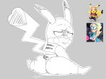  color-it-in cosplay_pikachu pikachu pikachu_libre pokemon smash_girl tagme 